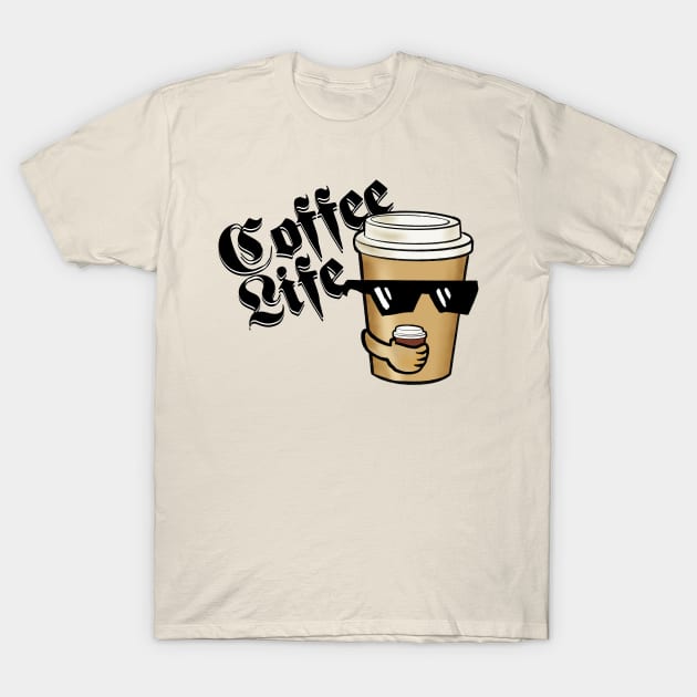 Coffee Life T-Shirt by lostcreative